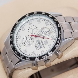 Tag Heuer Carrera D-92 White Dial Watch